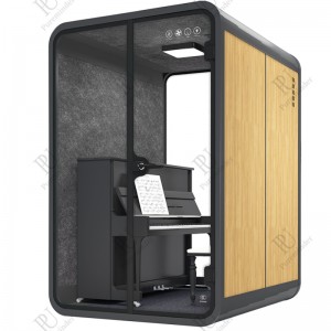 Studio portatif amovible Home Steel insonorized Table Chair Office insonorized POD Office telephone cabine Indoor Working Conference module