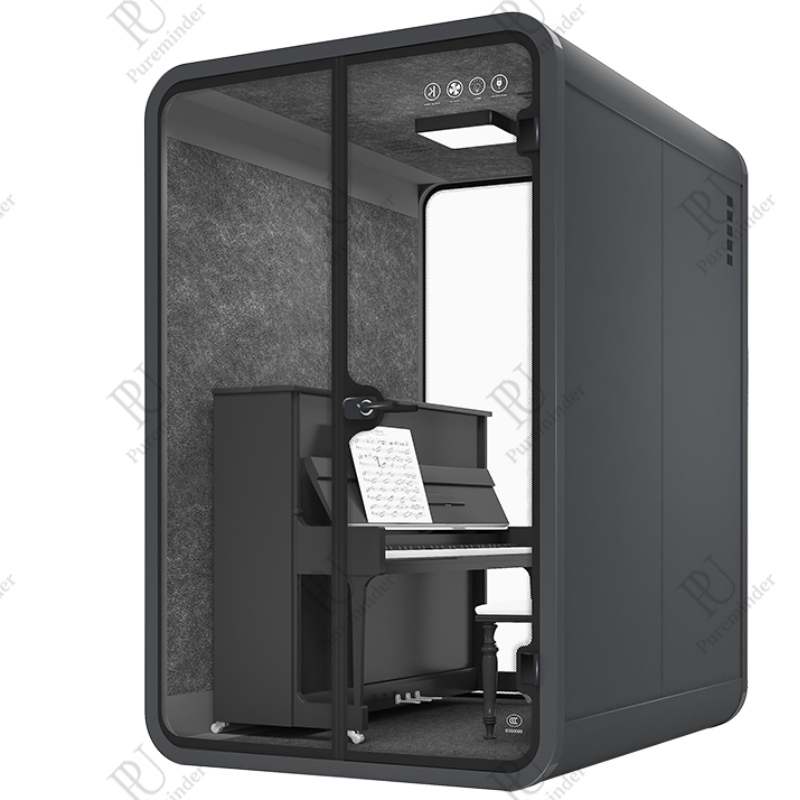 Studio portatif amovible Home Steel insonorized Table Chair Office insonorized POD Office telephone cabine Indoor Working Conference module