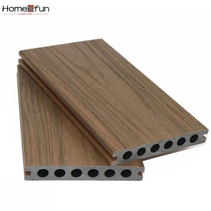 2022 revêtement de sol extérieur composite bois - plastique moderne résistant à la chaleur et à l\'eau facile à installer produits de panneaux de plancher WPC
