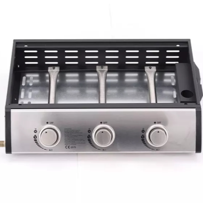 Cuisine de haute qualité, cuisson en acier inoxydable, cuisson, barbecue de table en acier, barbecue au gaz, barbecue portatif