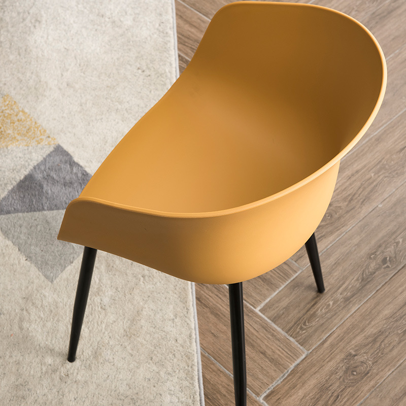 Modern Italian français Premium Plastic PP Shell Kitchen Restaurant Restaurant Restaurant chaises en plastique