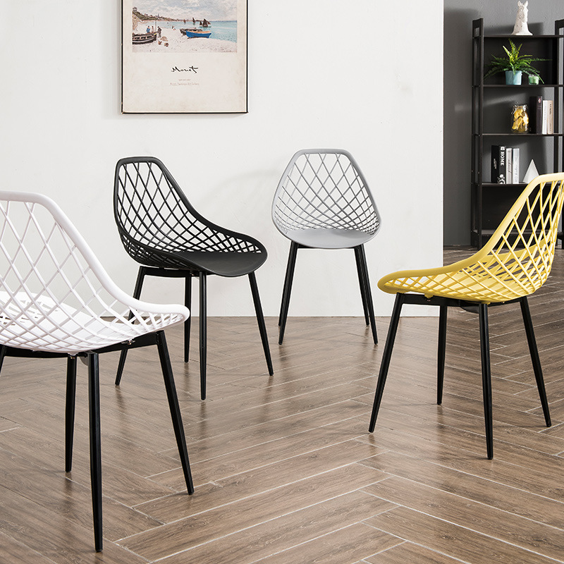 Conception moderne de haute qualité chinois chaise en maille en plastique pp siège siège en plastique chaises